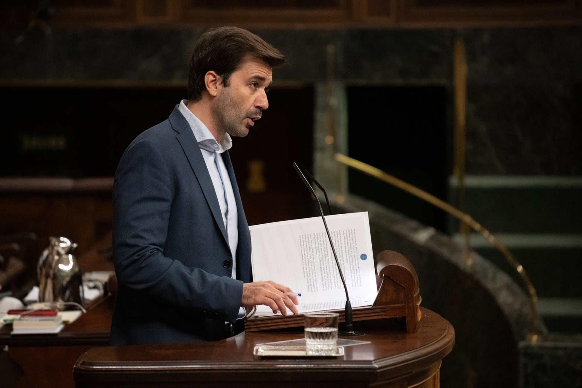 15/09/2026 El diputado de Podemos Javier Sánchez Serna interviene durante una sesión plenaria, en el Congreso de los Diputados, a 15 de septiembre de 2026, en Madrid (España).POLITICA Fernando Sánchez - Europa Press