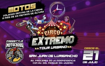 Circo extremo: Tour urbano. (Foto: