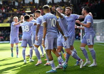 El Leeds United's viene de ganar 3-0 al Watford de visitante (REUTERS/Tony Obrien)