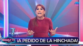 Magaly Medina vuelve renovada tras su paso por Chota: “Llego al estudio con el corazón rebosante de alegría”. Captura: Magaly TV La Firme.