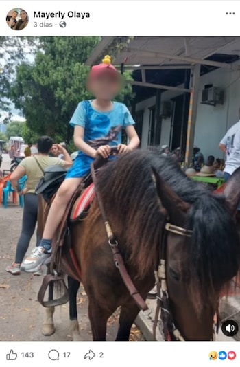 Rosa Mayerly Olaya compartió dos días antes de su asesinato un video de su hijo, donde por medio de una canción de vallenato le expresaba su amor - crédito Mayerly Olaya/Facebook