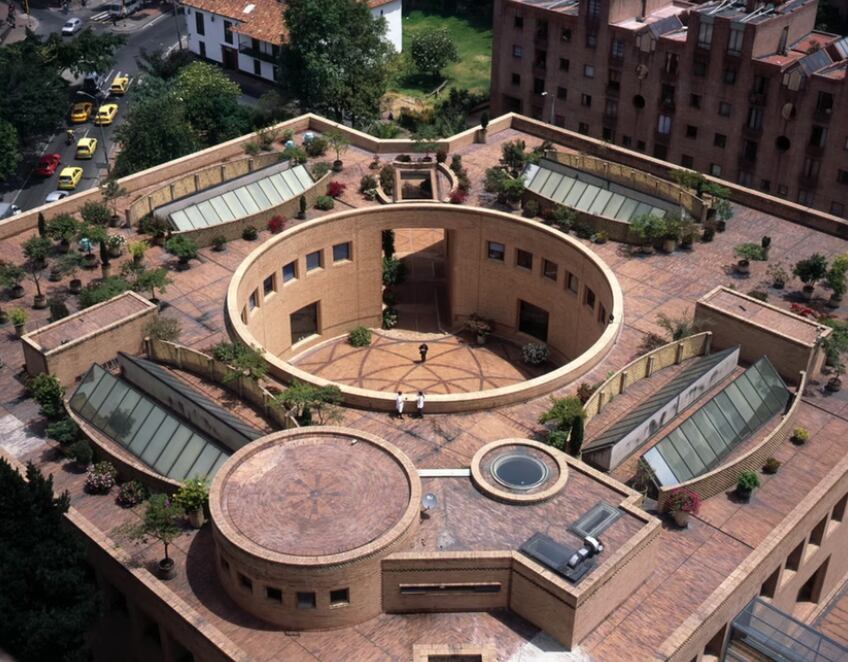 Esta es una foto panorámica del Archivo General de la Nación, en el centro de Bogotá - crédito Fundación Rogelio Salmona
