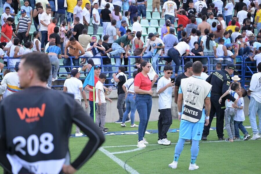 El Comité Disciplinario concluyó que Jaguares, como organizador del partido en el estadio Jaraguay de Montería, tenía un deber de diligencia sobre el comportamiento de los asistentes - crédito Andrés López/Colprensa