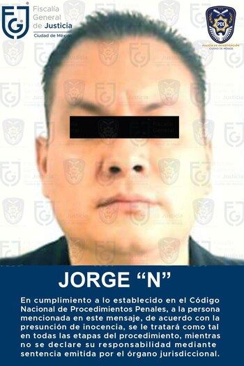 Jorge "N", en su calidad