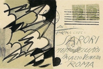 Arte postal del futurista italiano