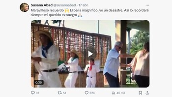 Susana Abad comparte un video