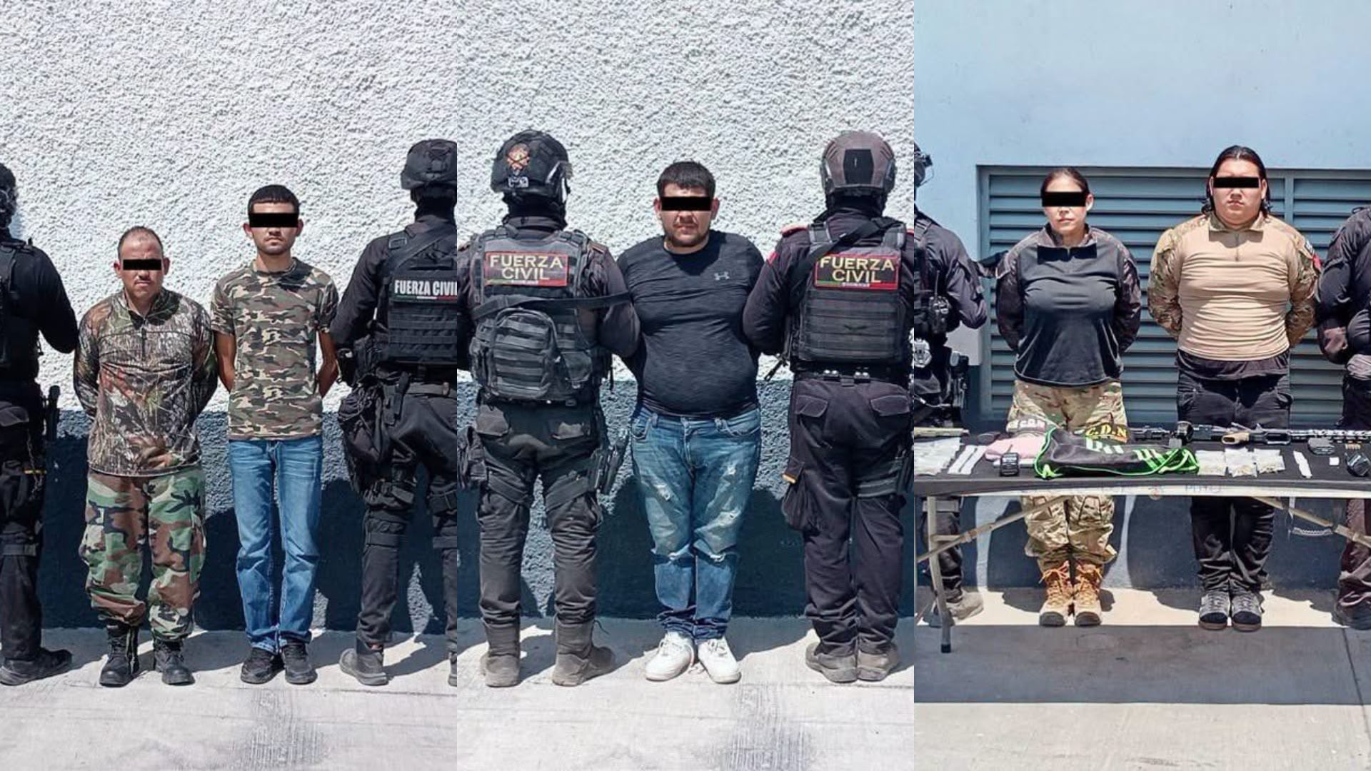 Sorprenden a 6 presuntos miembros del
