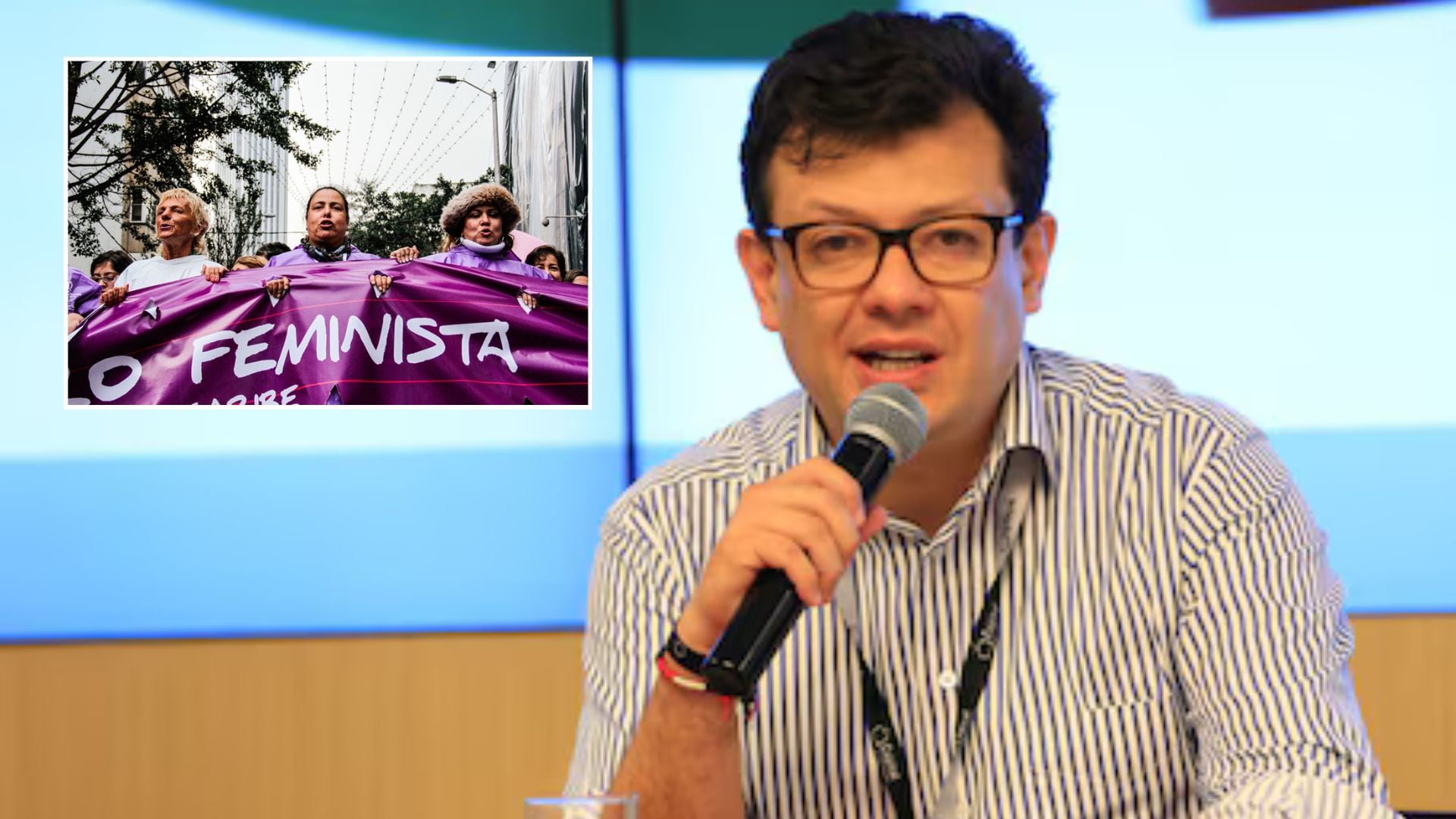 Varios organizaciones sociales y movimientos feministas han cuestionado la presencia de Morris en el Gobierno Petro por cuenta de este proceso judicial - crédito Casa de la Mujer y Colprensa