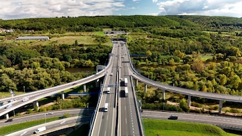 La infraestructura de transporte a