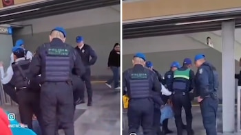 Viralizaron la detención de un