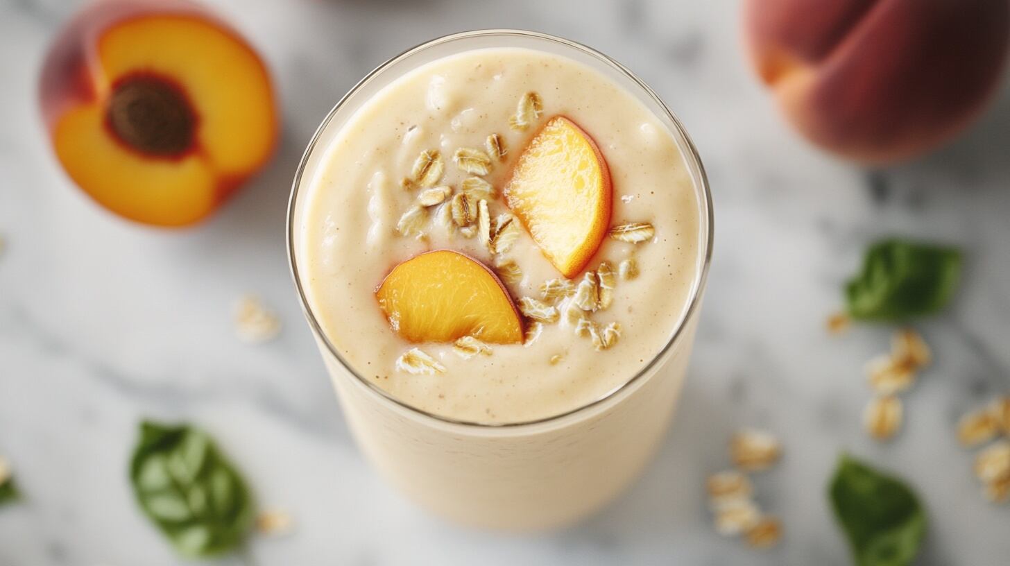 Todos los beneficios que tiene el licuado de durazno(Imagen Ilustrativa Infobae)