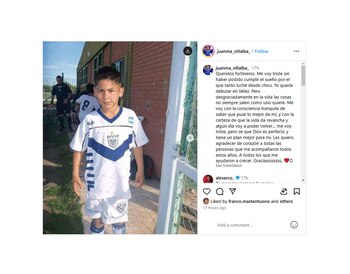 El posteo de Juan Manuel