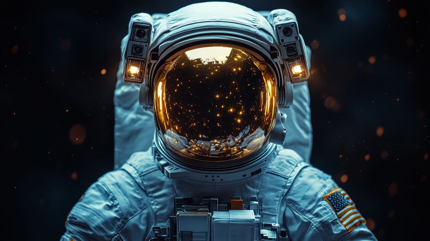 Más allá de las complejas pruebas físicas, los astronautas se enfrentan al reto adicional de capturar la belleza del espacio a través del lente (Imagen ilustrativa, no real, realizada por IA)