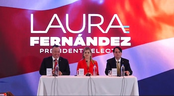 Durante su conferencia de prensa,
