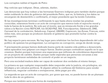 Gustavo Bolívar - crédito @GustavoBolivar/X