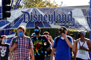 FILE PHOTO: People leave the