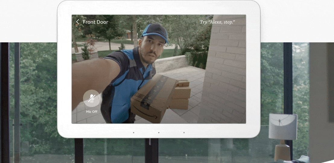 Con Ring, los usuarios pueden solicitarle a Alexa+ que esté pendiente de los paquetes que llega a casa. (Amazon)