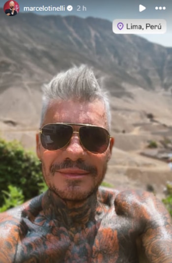 Marcelo Tinelli llegó a Lima