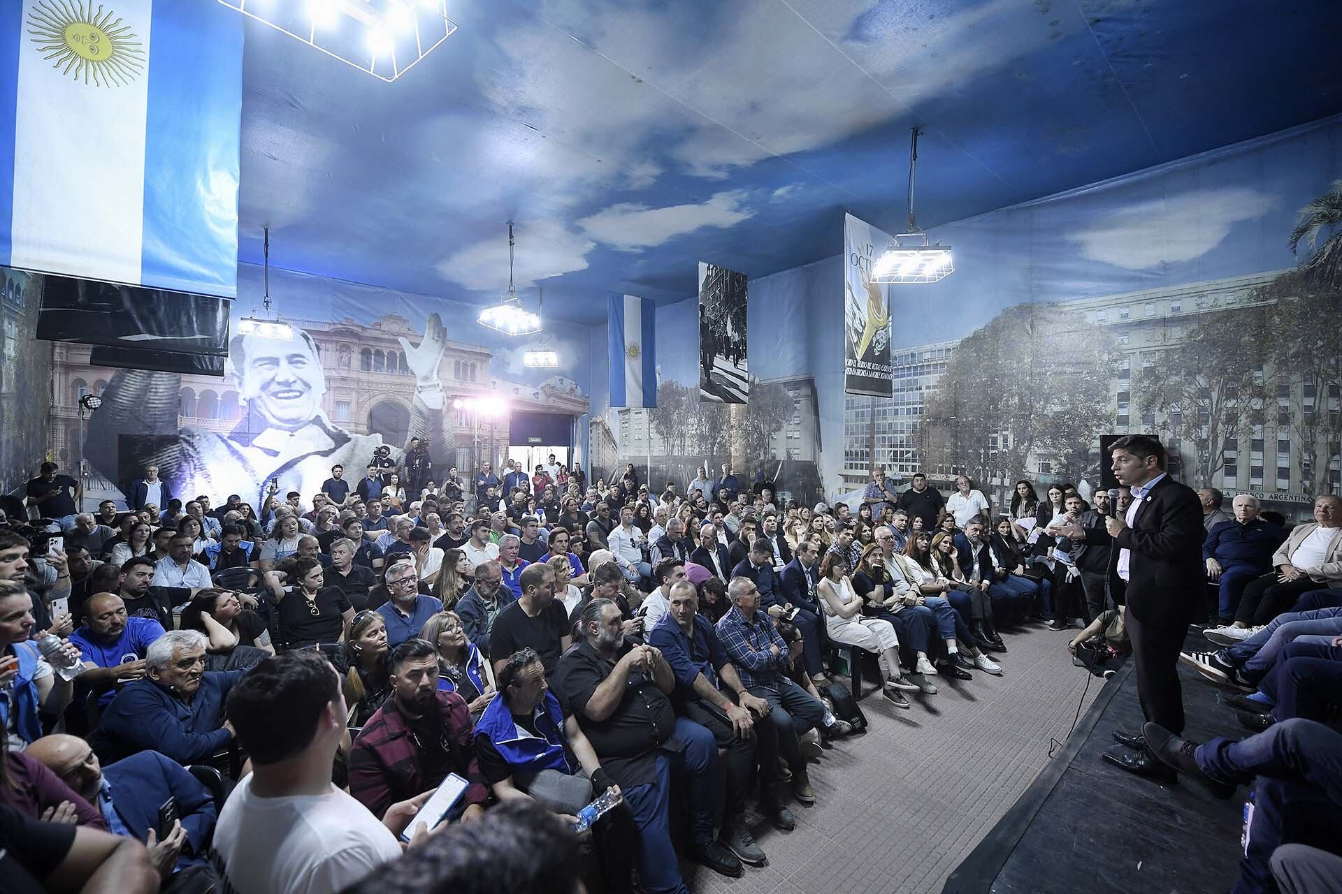 Axel Kicillof con la CGT