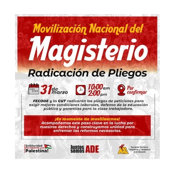 Fecode confirmó movilizaciones para el