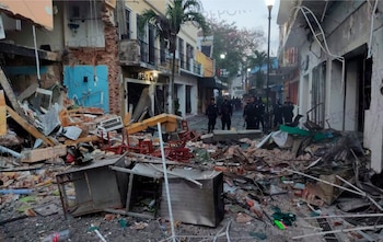 La zona fue acordonada por