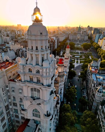 Una imagen tomada por drone