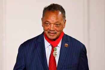 Jesse Jackson el pasado mes