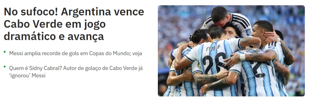 Lance! también se refirió a un