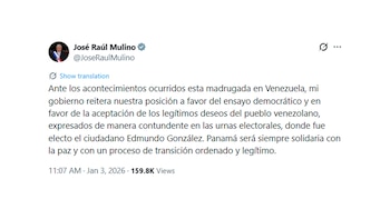 El mensaje de José Raúl