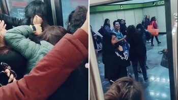 Al llegar a la estación