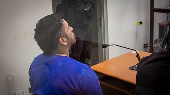 El acusado, Adalio Mansilla, en