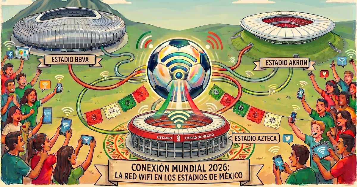 Wi-Fi gratis en los estadios del Mundial 2026: cómo conectarse y qué planes de datos convienen en México