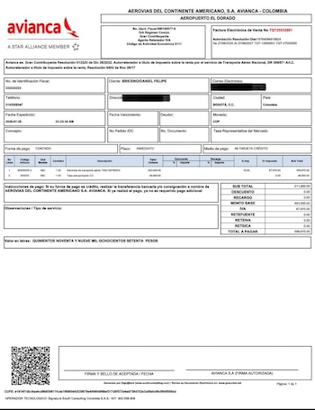 En sus redes sociales compartió el comprobante de compra de un tiquete a Cali, desde donde explicó su desplazamiento al evento, y sostuvo que ese tipo de gastos no deben salir del dinero público - crédito @Danielbricen/X