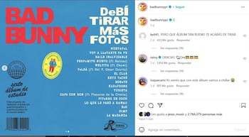 Bad Bunny lanzó su sexto