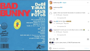 Bad Bunny lanzó su sexto