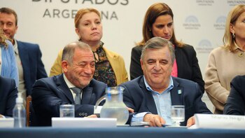 Luis Juez y Mario Negri