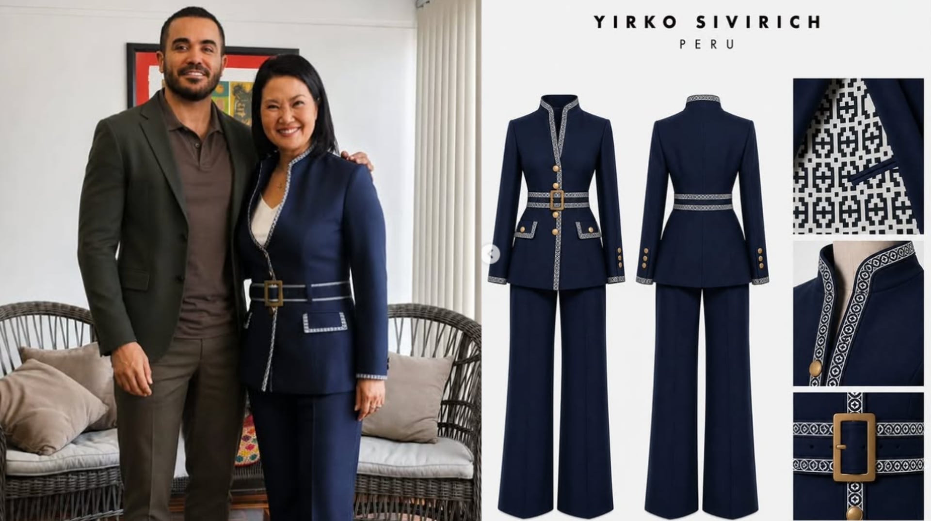 Comunidad Shipibo-Konibo acusa de apropiación cultural a Yirko Sivirich por traje diseñado para Keiko Fujimori y él se defiende: “Inspirarse no es copiar”