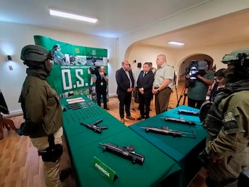 Las armas son muy parecidas