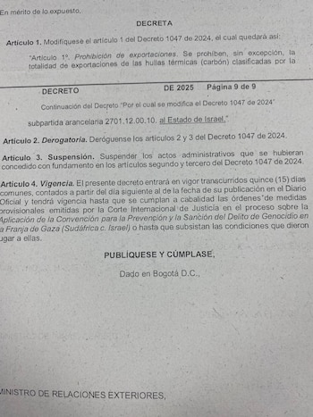 La nueva normativa, firmada en