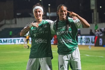 Deportivo Cali gana 3-2 ante Independiente Santa Fe en la final ida de la Liga Femenina BetPlay 2026 - crédito @deportivocalifemenino/Instagram