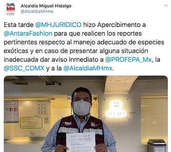 La alcaldía Miguel Hidalgo hizo