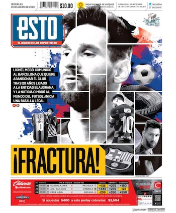 Tapas diarios del mundo MESSI SF