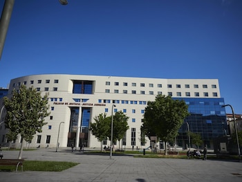 10/05/2021 Fachada del Palacio de Justicia de Pamplona, a 10 de mayo de 2021, en Pamplona, Navarra, (España).
POLITICA
Eduardo Sanz - Europa Press