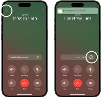 El grabador de llamadas en iPhone se encuentra integrado en Apple Intelligence y no está disponible en todas las regiones.