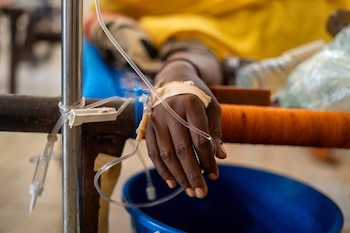 MSF confirmó la vacunación de 70.000 niños contra el sarampión en República Democrática del Congo. MOHAMMED ELHASSAN/MSF