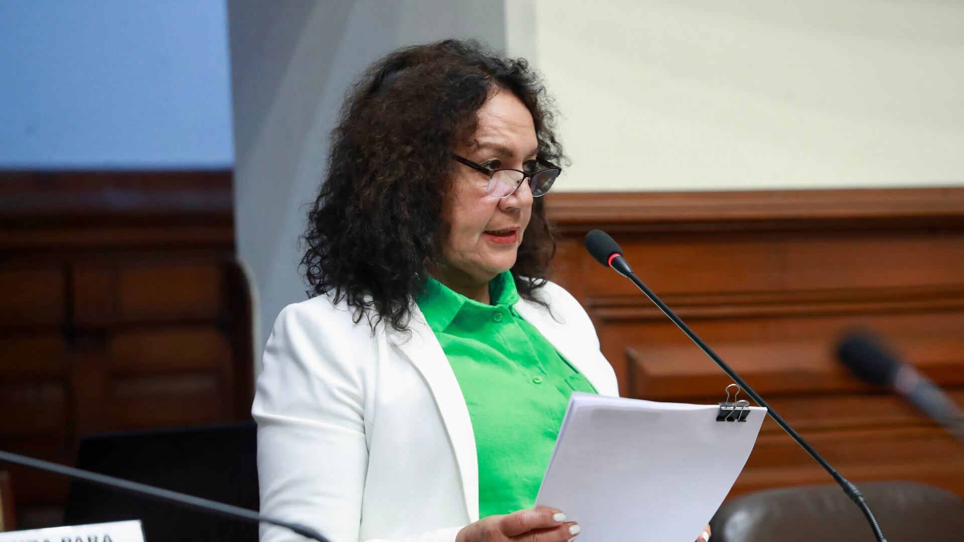 María Acuña será quien sustente los informes de la SAC ante el pleno