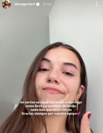 Elena Gortari mantiene su sorteo (Instagram)