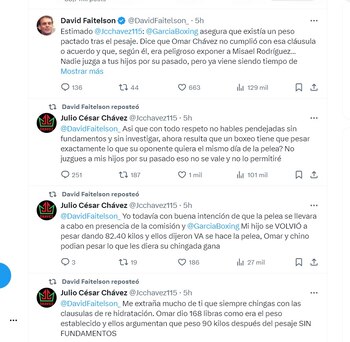 Faitelson pelea con Julio César