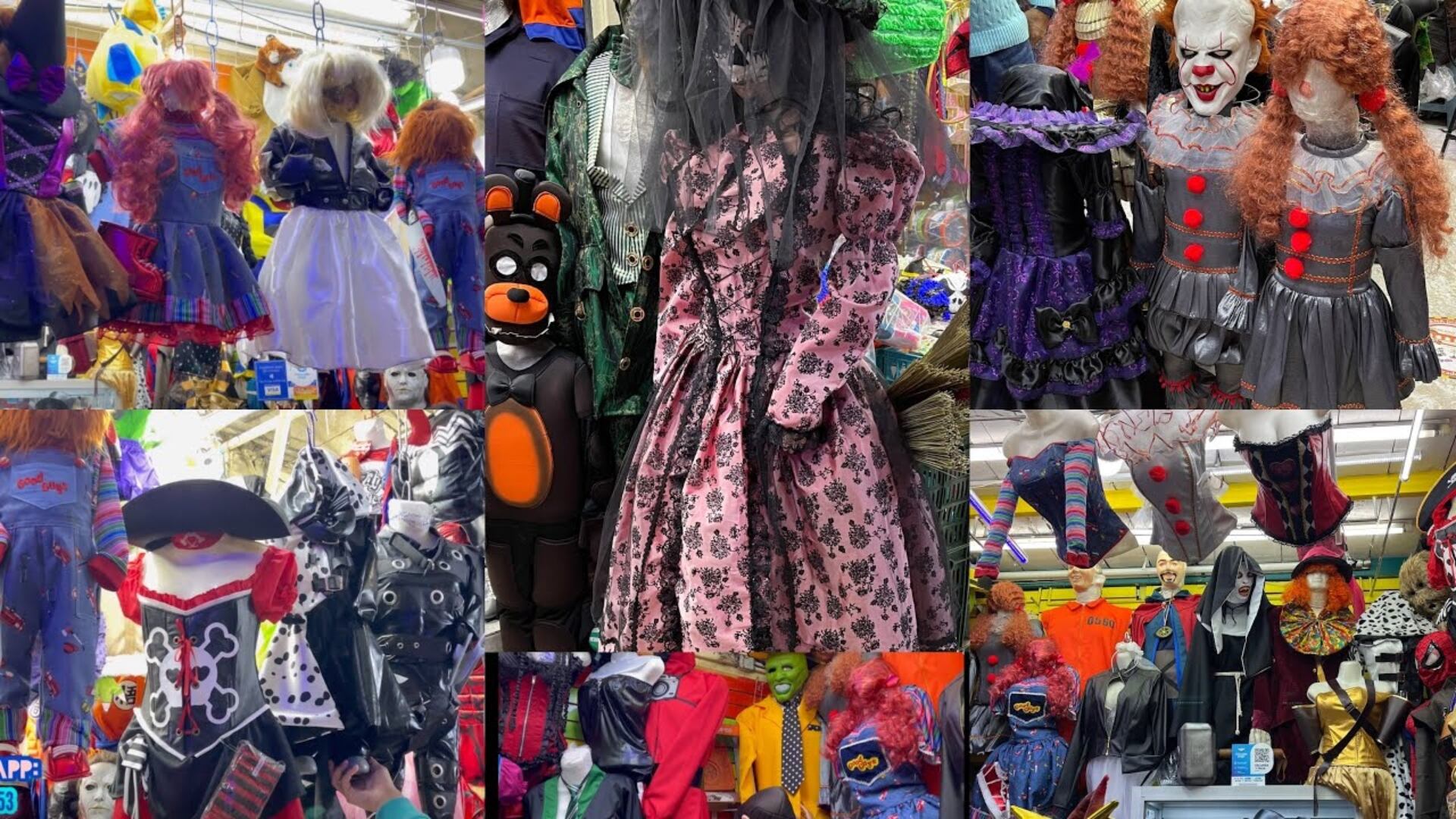 Los mejores tianguis y mercados en CDMX para comprar tu disfraz de Halloween y Día de Muertos a precios baratos(Foto: YouTube/ nay_120 6)
