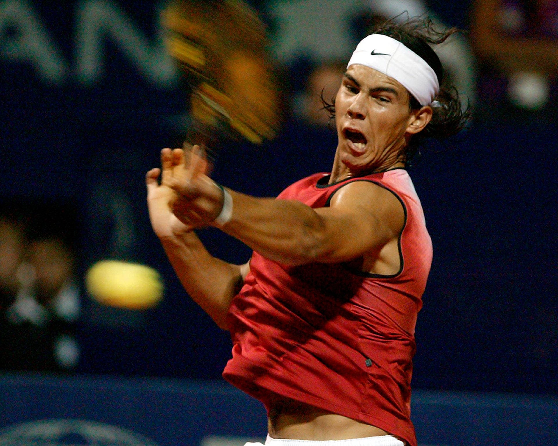 Rafael Nadal en la edición 2005 del Argentina Open (Fuente: NA)